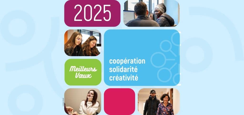 Bonne année 2025 carte de voeux